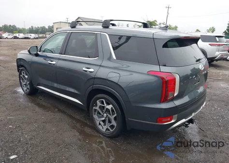 2022 Hyundai Palisade Calligraphy z USA, uszkodzony, nr VIN KM8R7DHE7NU392884